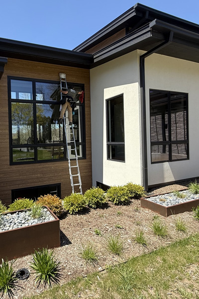 commerical window washing wi